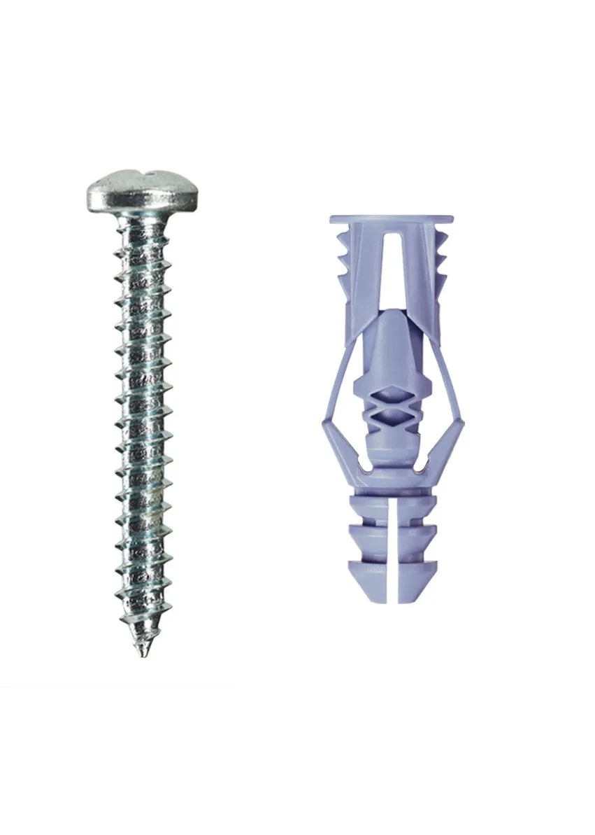 #10 TripleGrip Wall Anchor, Blue (50/Box)