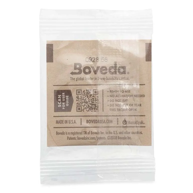 100 Individually Wrapped 4g Boveda 62% Pack