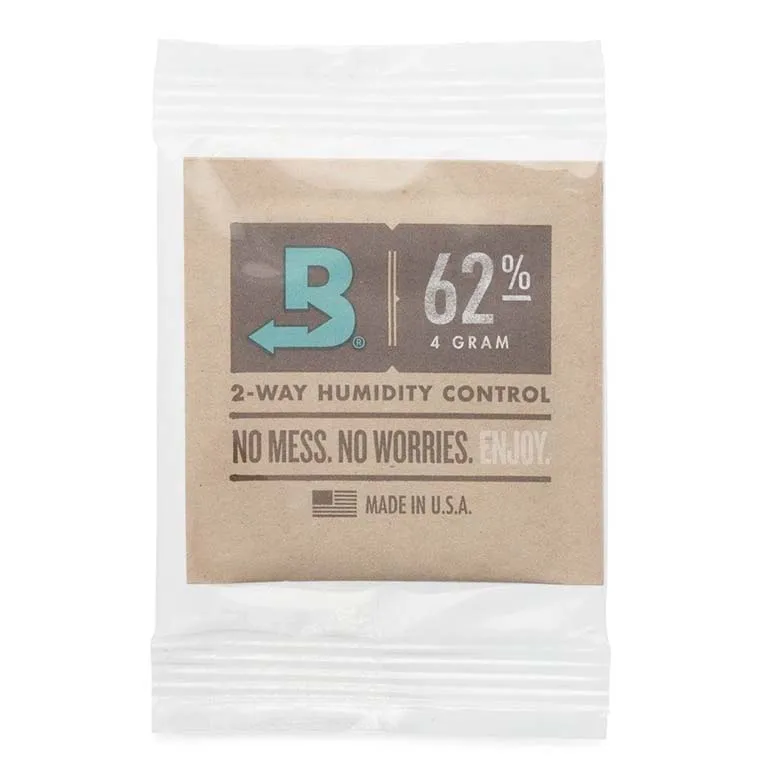 100 Individually Wrapped 4g Boveda 62% Pack