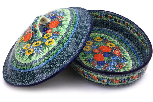 14" Baker with Cover - Splendid Meadow