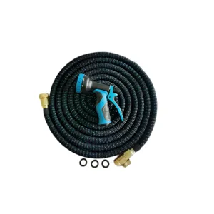 15M Expandable Garden Water Hose - No-Kink with 10-Function Spray Nozzle JG114