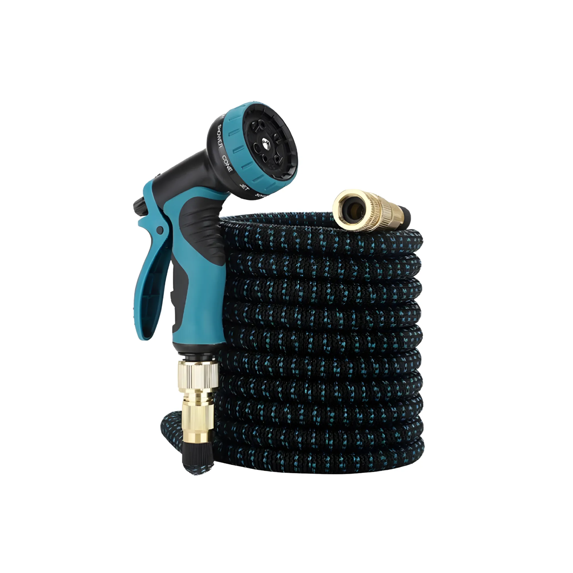 15M Expandable Garden Water Hose - No-Kink with 10-Function Spray Nozzle JG114