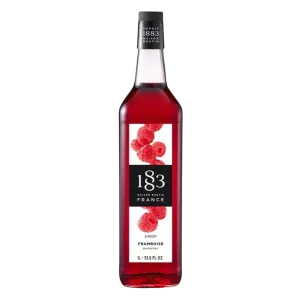 1883 Raspberry Syrup 1L Glass Bottle