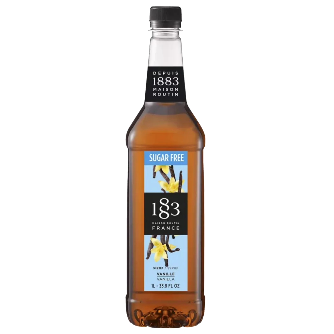 1883 Sugar Free Vanilla Syrup 1L Plastic Bottle