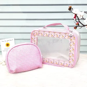 2 Pcs Makeup Organizer Bags Set
