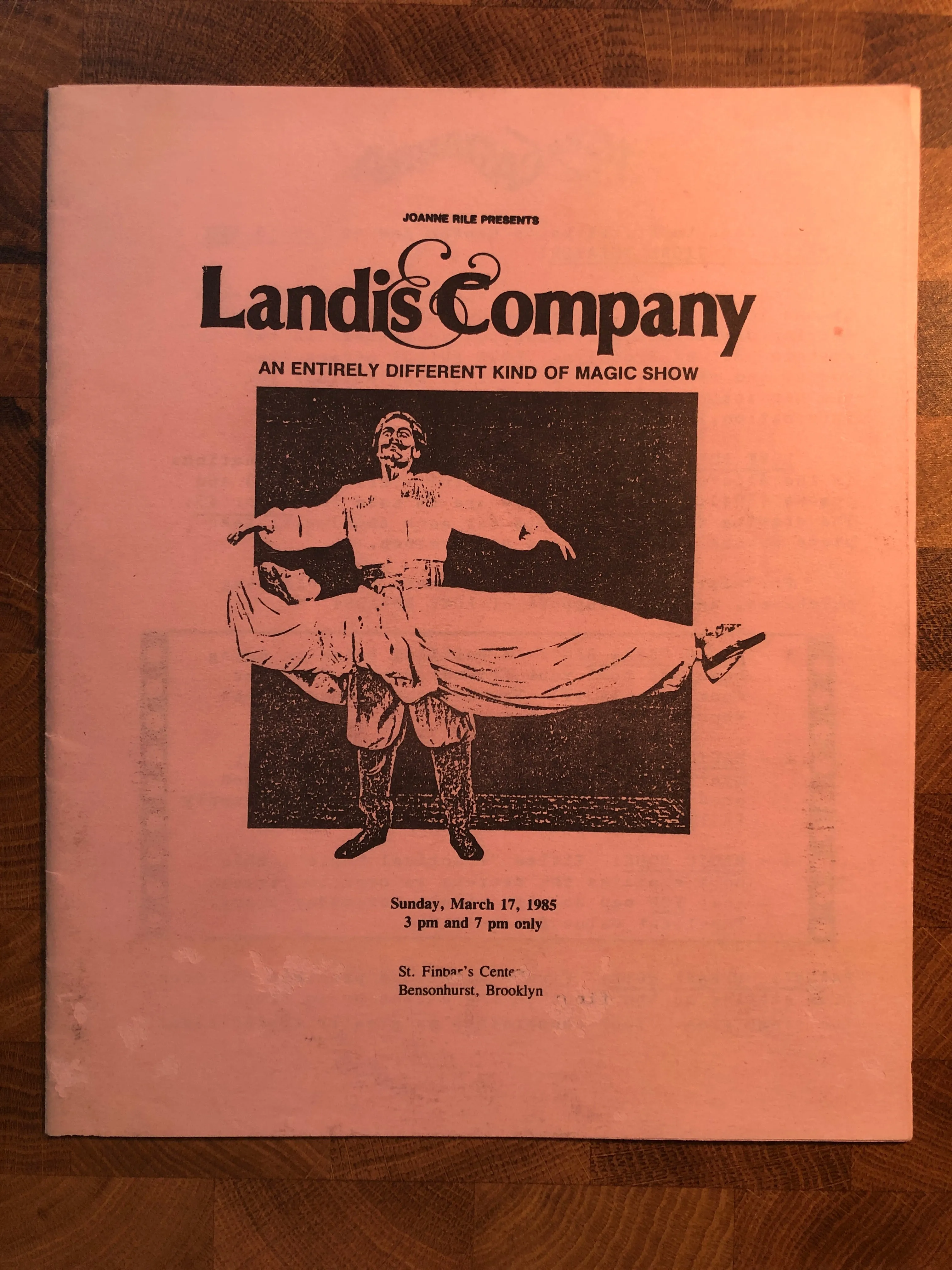 4 Magic Programs/Advertisement Pieces
