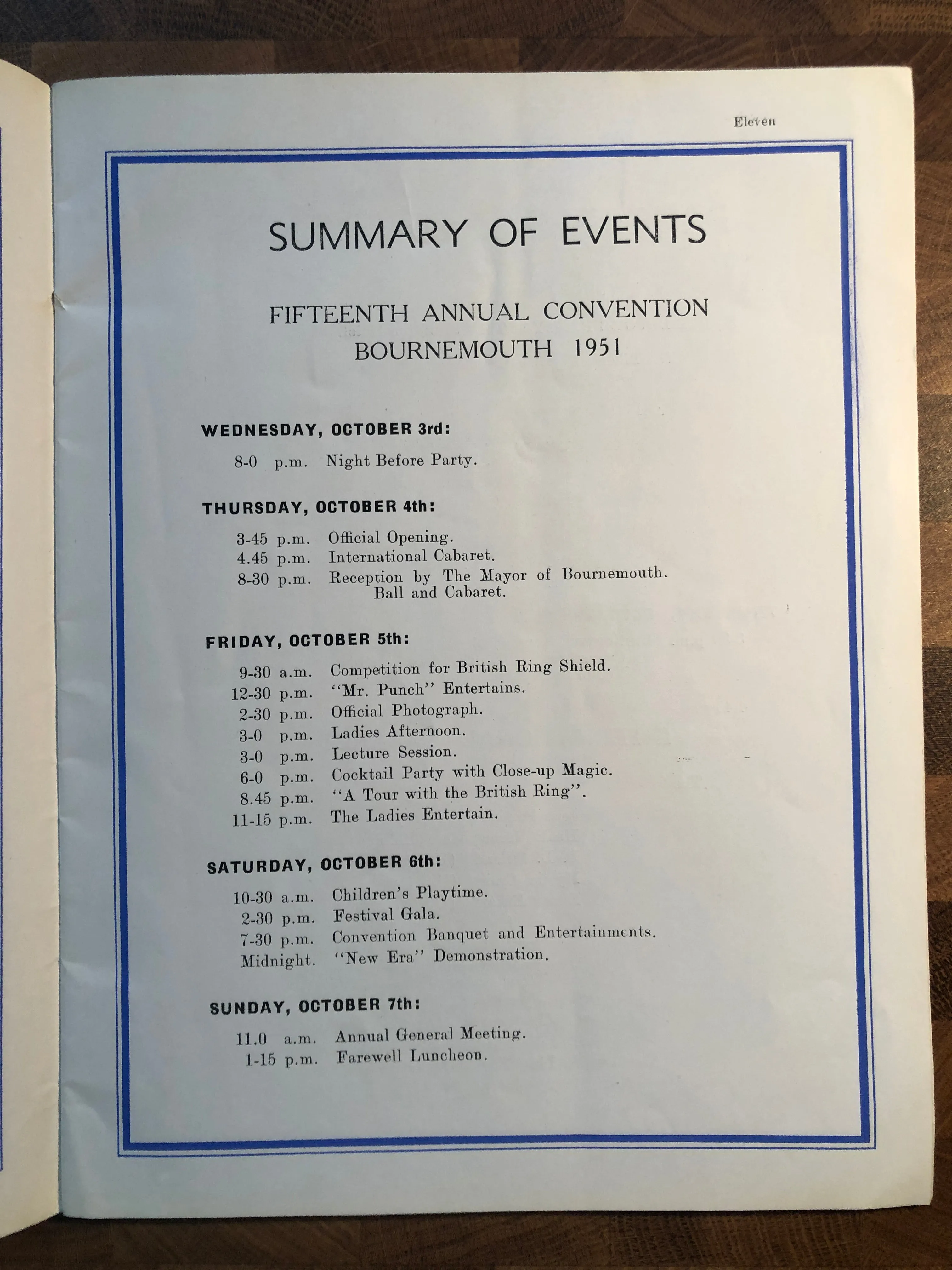 4 Magic Programs/Advertisement Pieces