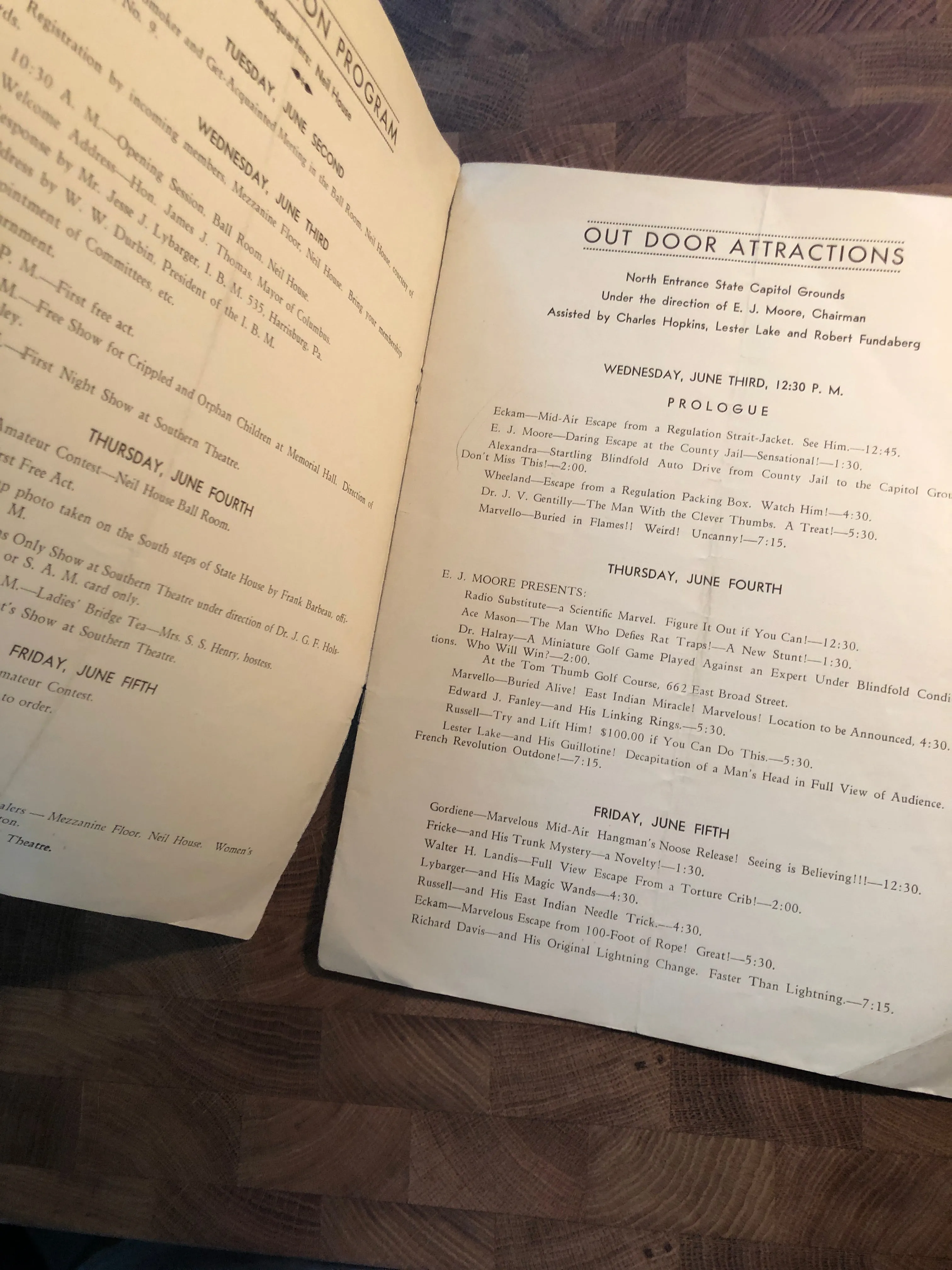 4 Magic Programs/Advertisement Pieces