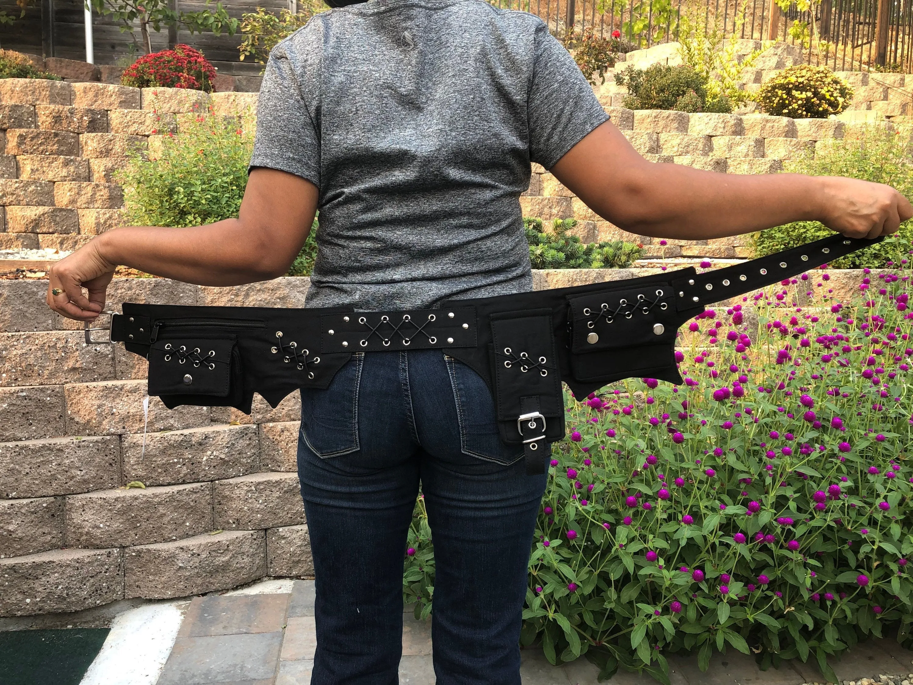 5-Pocket Unisex Fanny Pack Multi Purpose Waist Pack