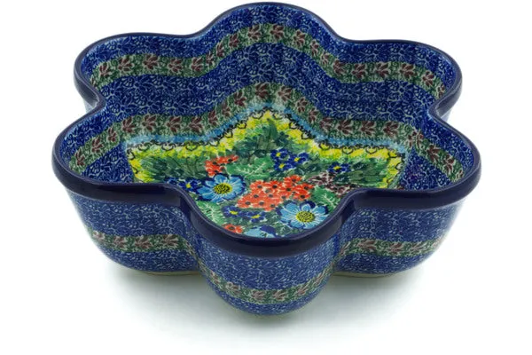 9" Star Shaped Bowl - Splendid Meadow
