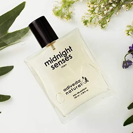 Adiveda Natural Midnight Senses Eau De Parfum For Women & Men - Spicy Oriental Scent - 100 ml