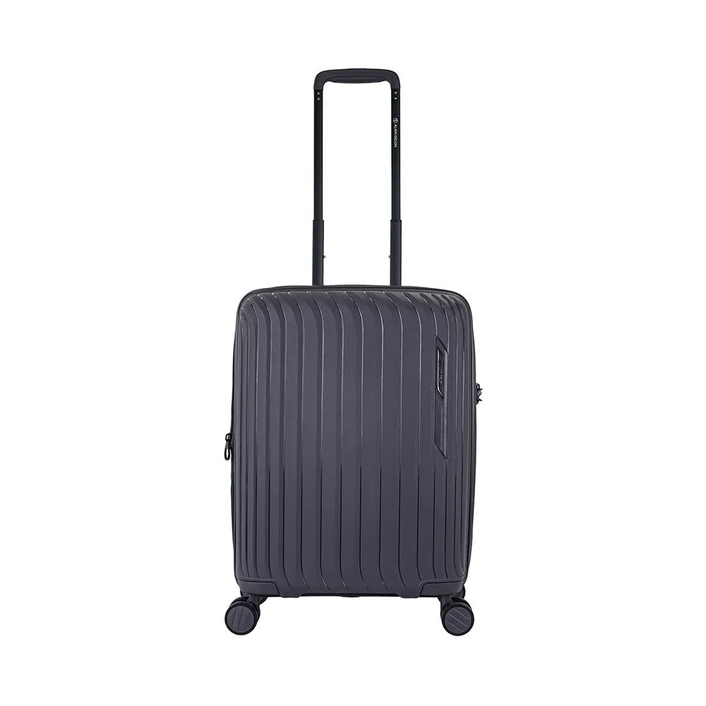 ALAIN DELON AD-1016 20" Polypropylene Double-Wheel Expandable Hard Case Spinner - Grey