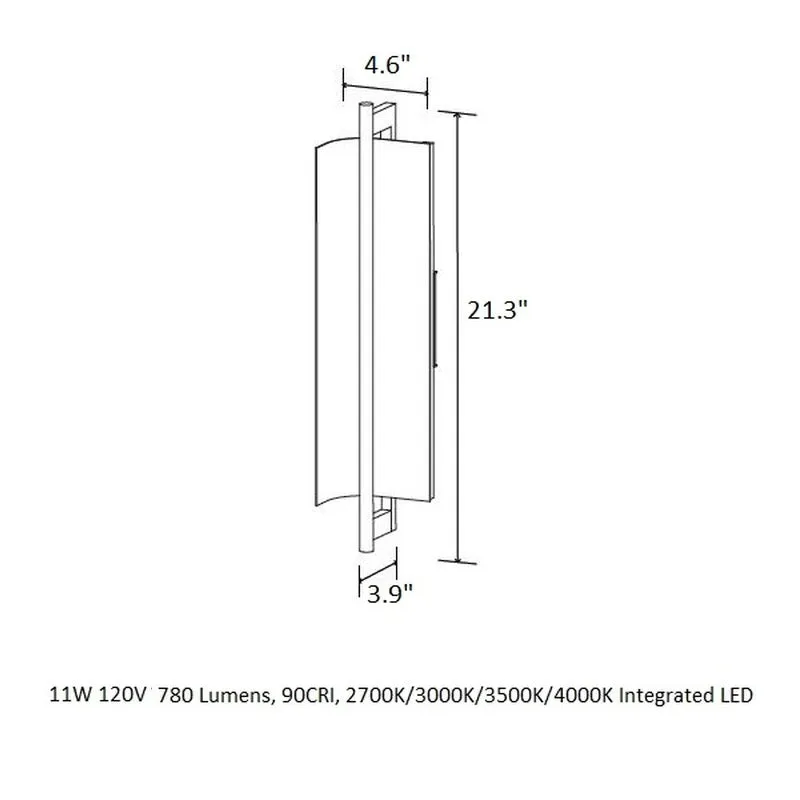 Allavo Small LED Wall Sconce