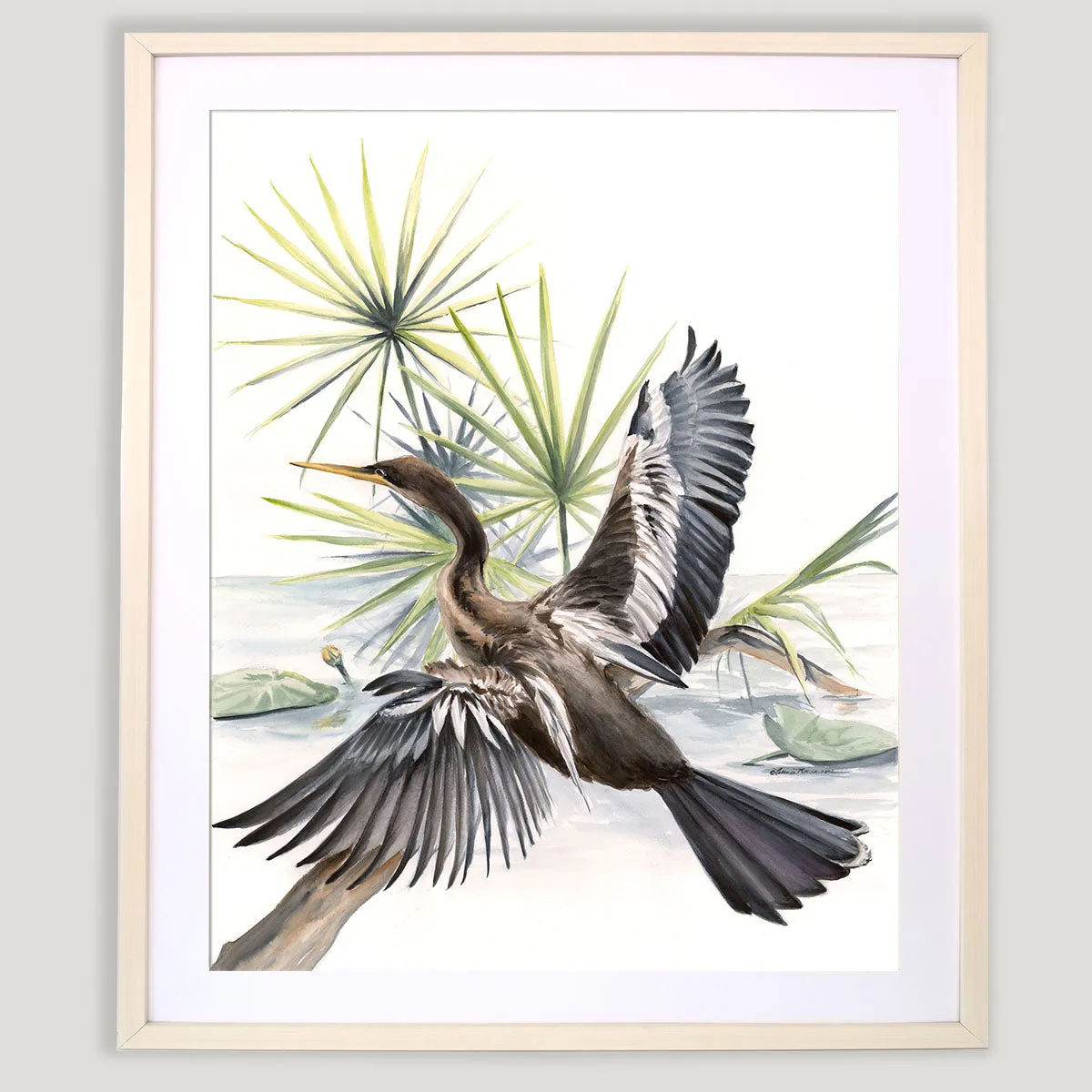 Almighty Anhinga - Watercolor Original