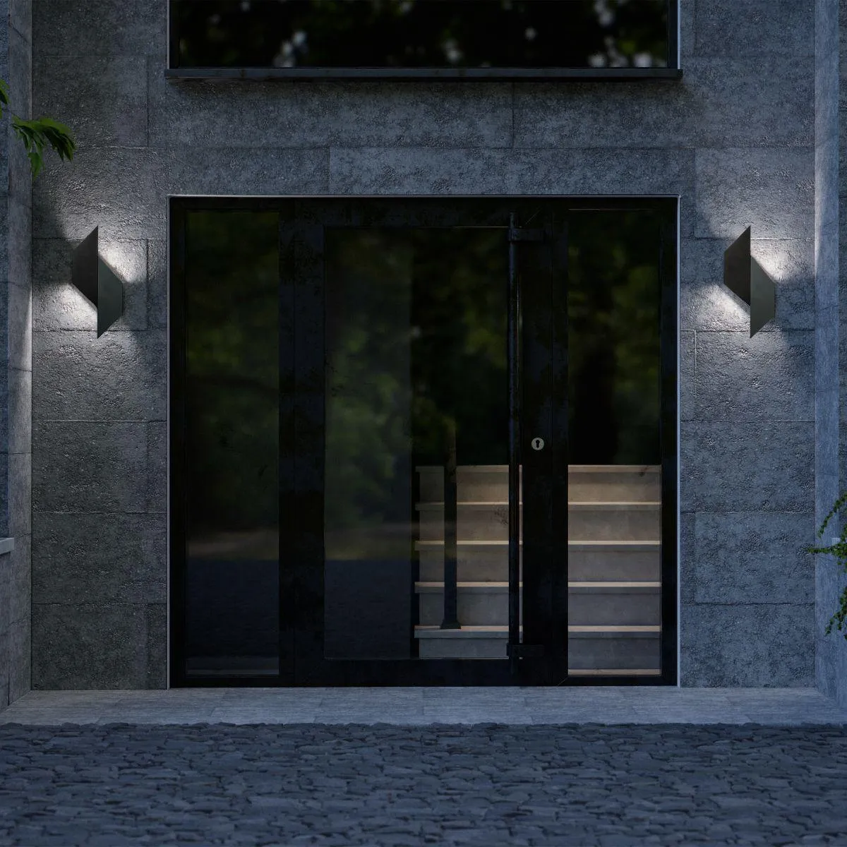 Alternate 18 in. LED Outdoor Wall Sconce 3500K Black Finish