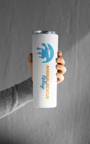 Animal Rescue Relay 20 oz Skinny Tumbler and Straw