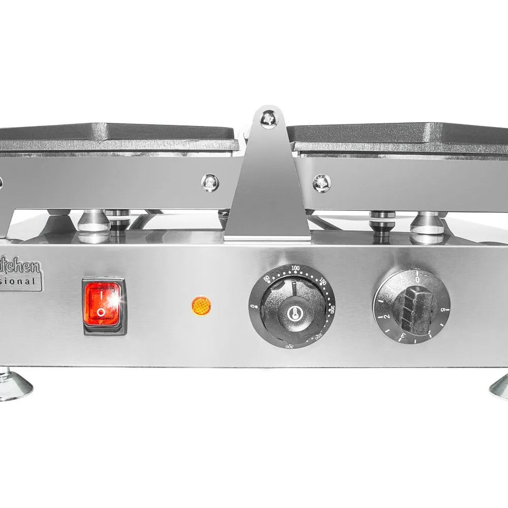 AP-113 Bubble Waffle Maker Machine | Swing Type Bubble Waffle Iron | Improved Manual Thermostat | Nonstick Coating