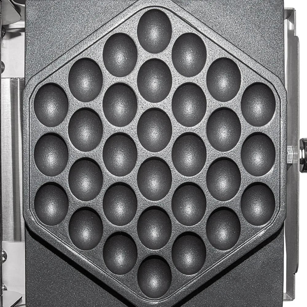 AP-113 Bubble Waffle Maker Machine | Swing Type Bubble Waffle Iron | Improved Manual Thermostat | Nonstick Coating