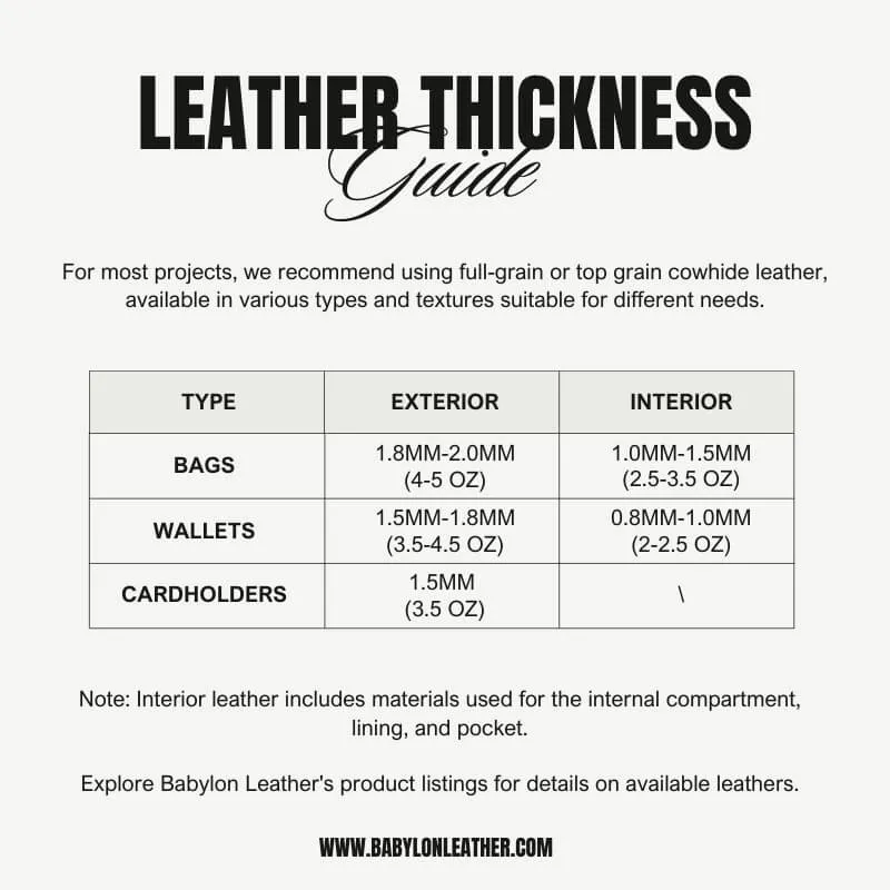 BABYLON™ Leather Key Holder DIY Gift Making Pattern AAB-307
