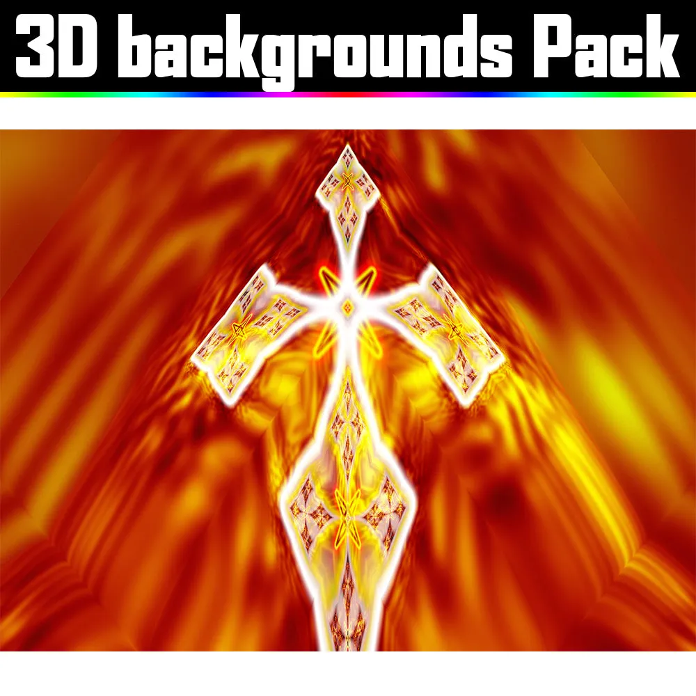 Backgrounds Asset Pack - Psychedelic Art Graphic Assets