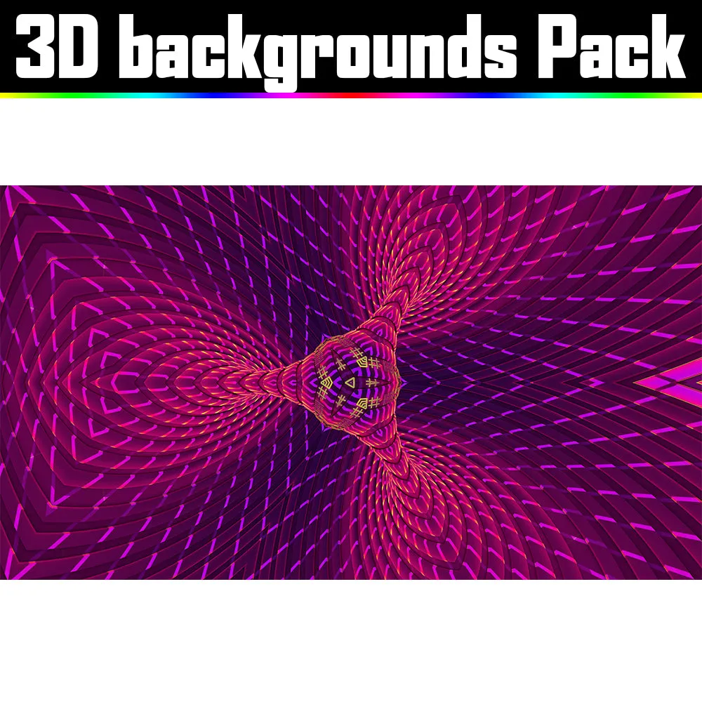 Backgrounds Asset Pack - Psychedelic Art Graphic Assets