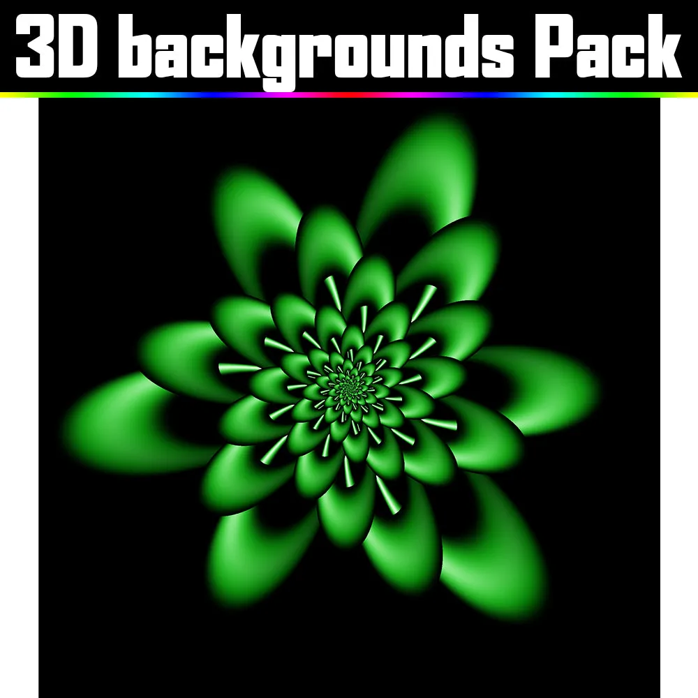 Backgrounds Asset Pack - Psychedelic Art Graphic Assets