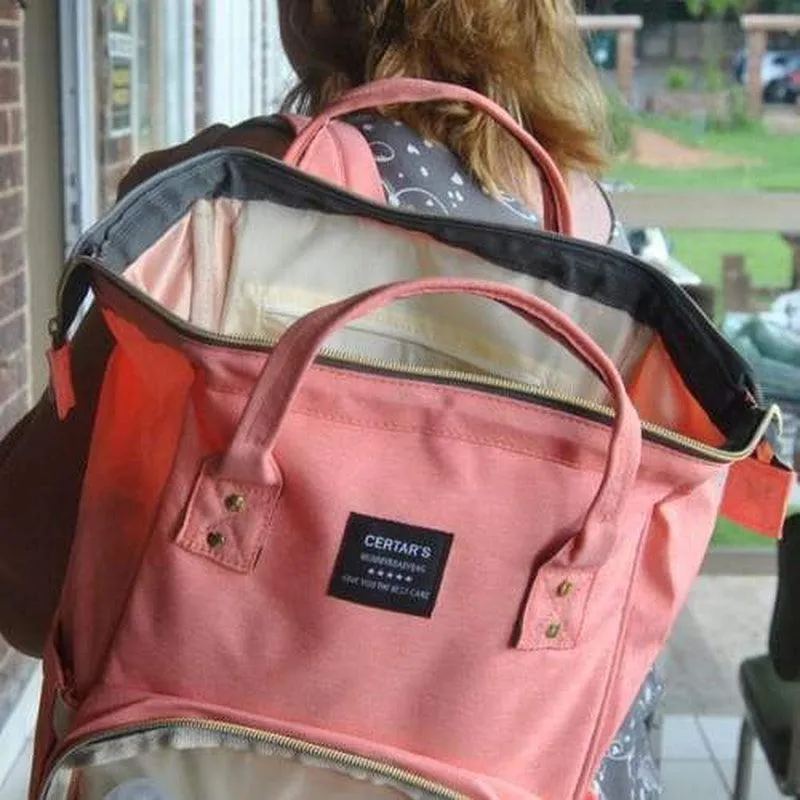 Backpack Baby Bag - Peach