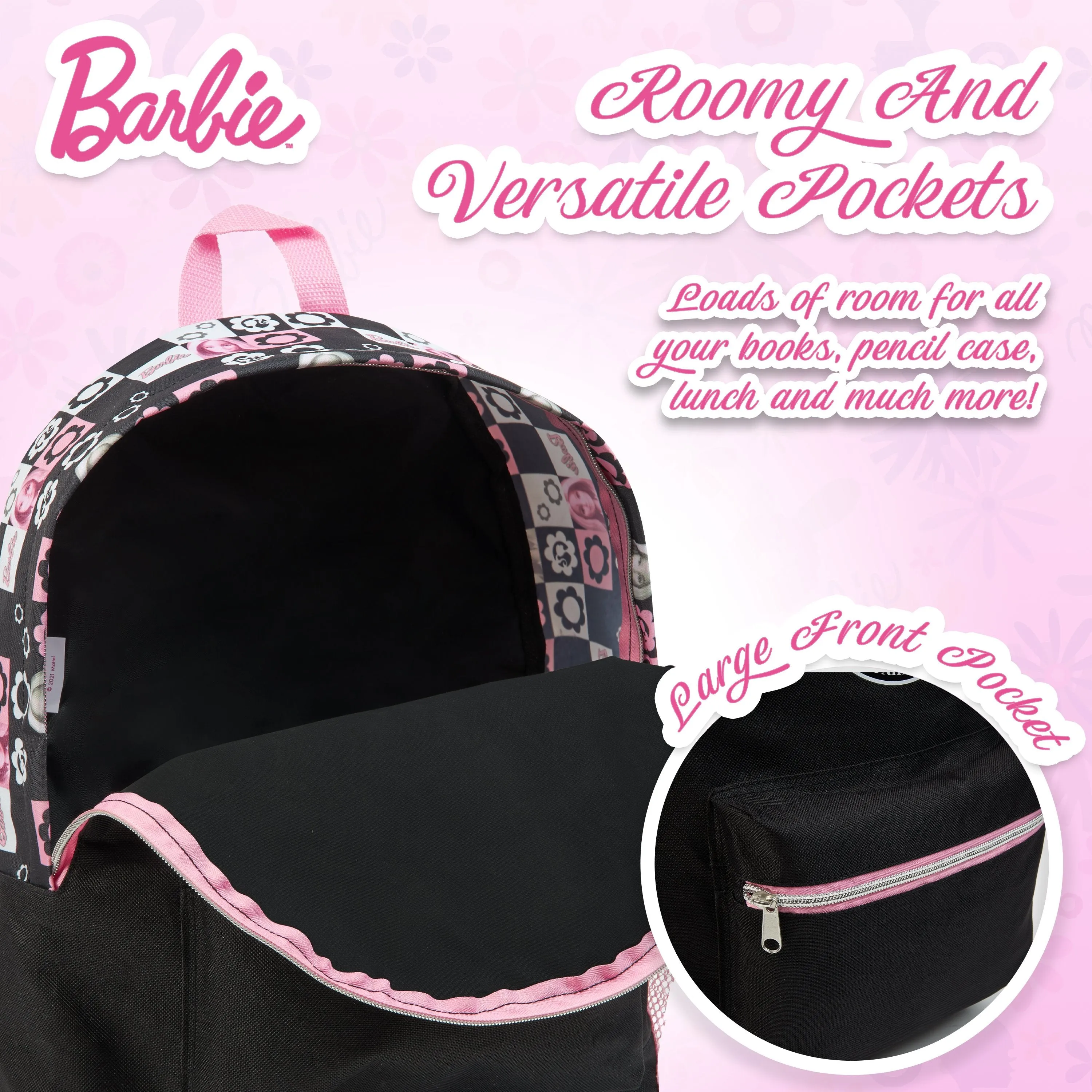 Barbie School Bag, School Backpack, Rucksack for Sport, Travel, Gifts for Girls