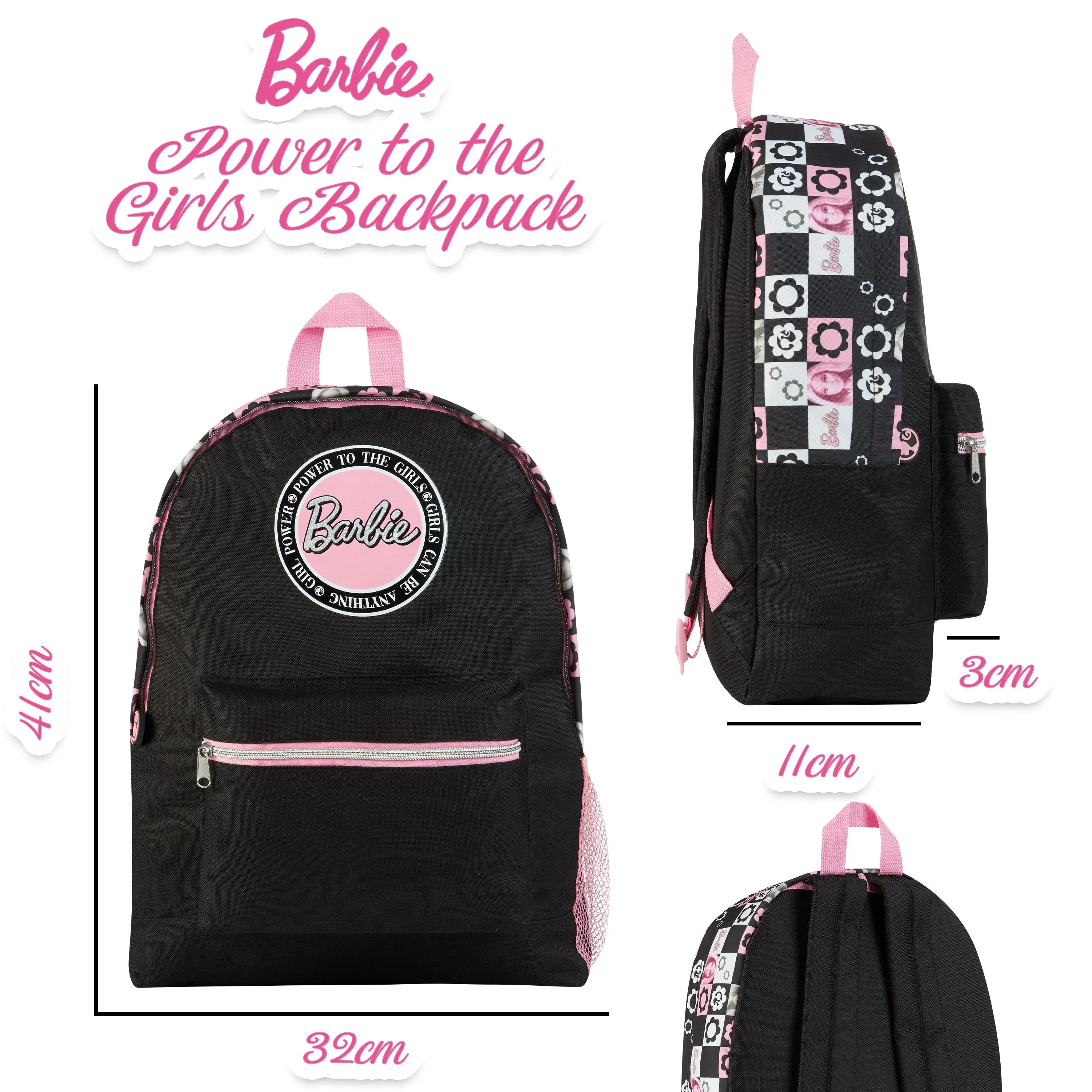 Barbie School Bag, School Backpack, Rucksack for Sport, Travel, Gifts for Girls