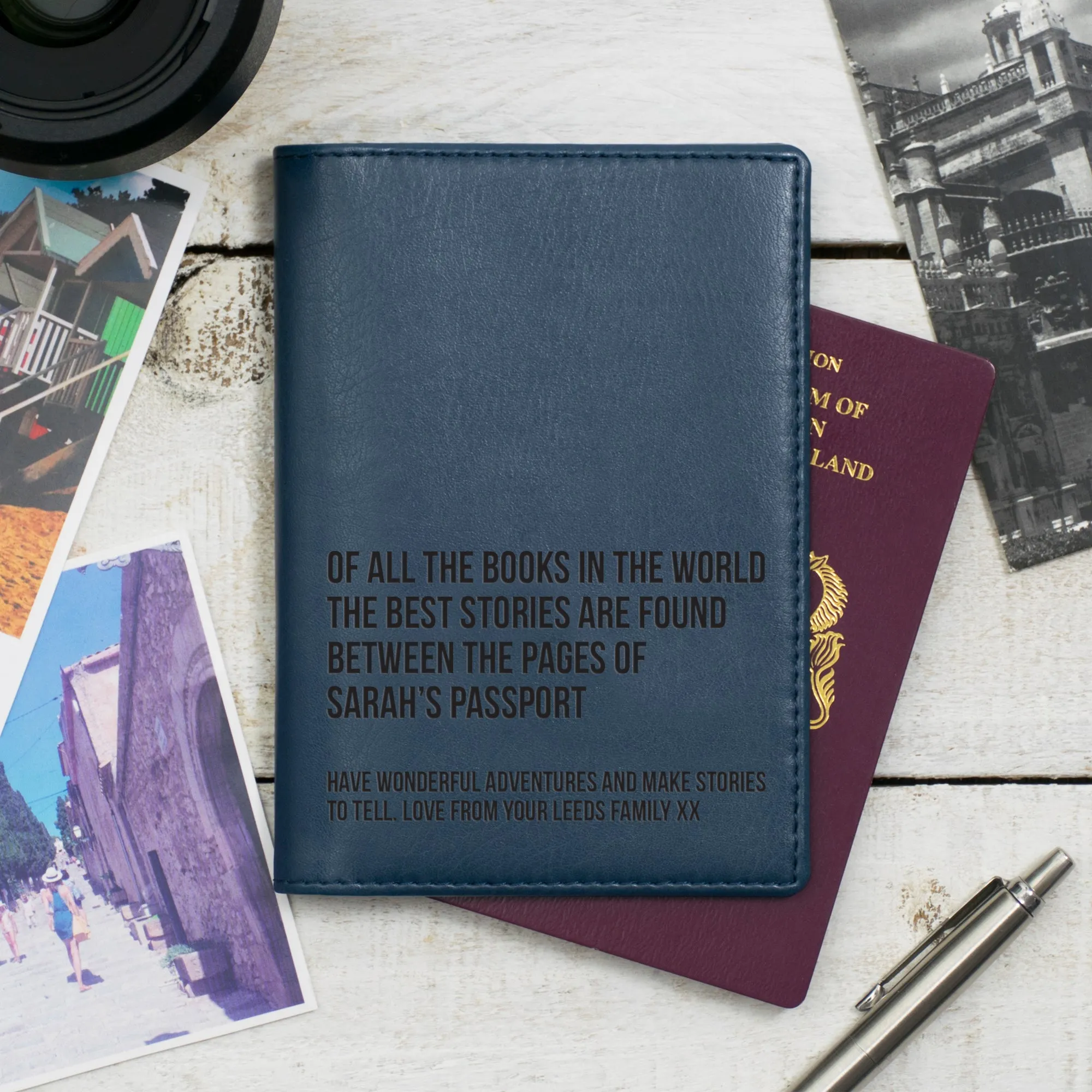 Best Stories Personalised Passport Holder