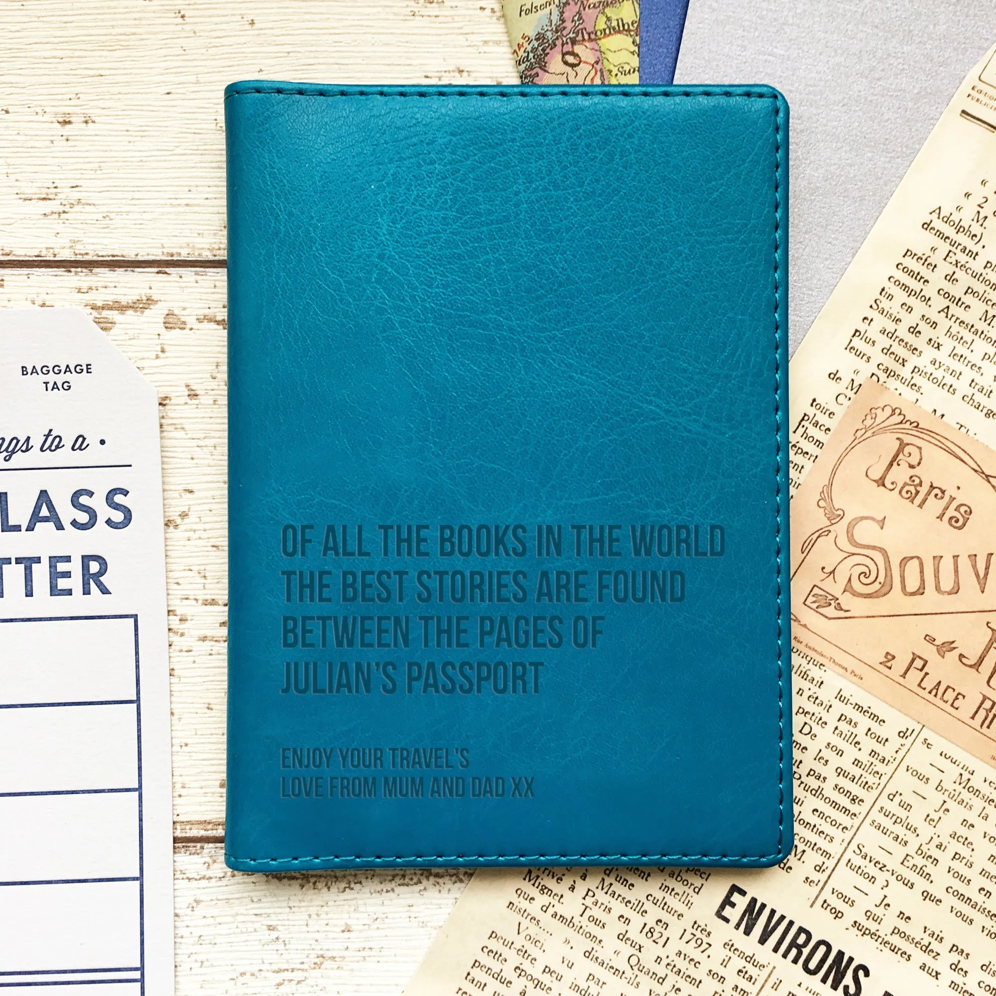 Best Stories Personalised Passport Holder