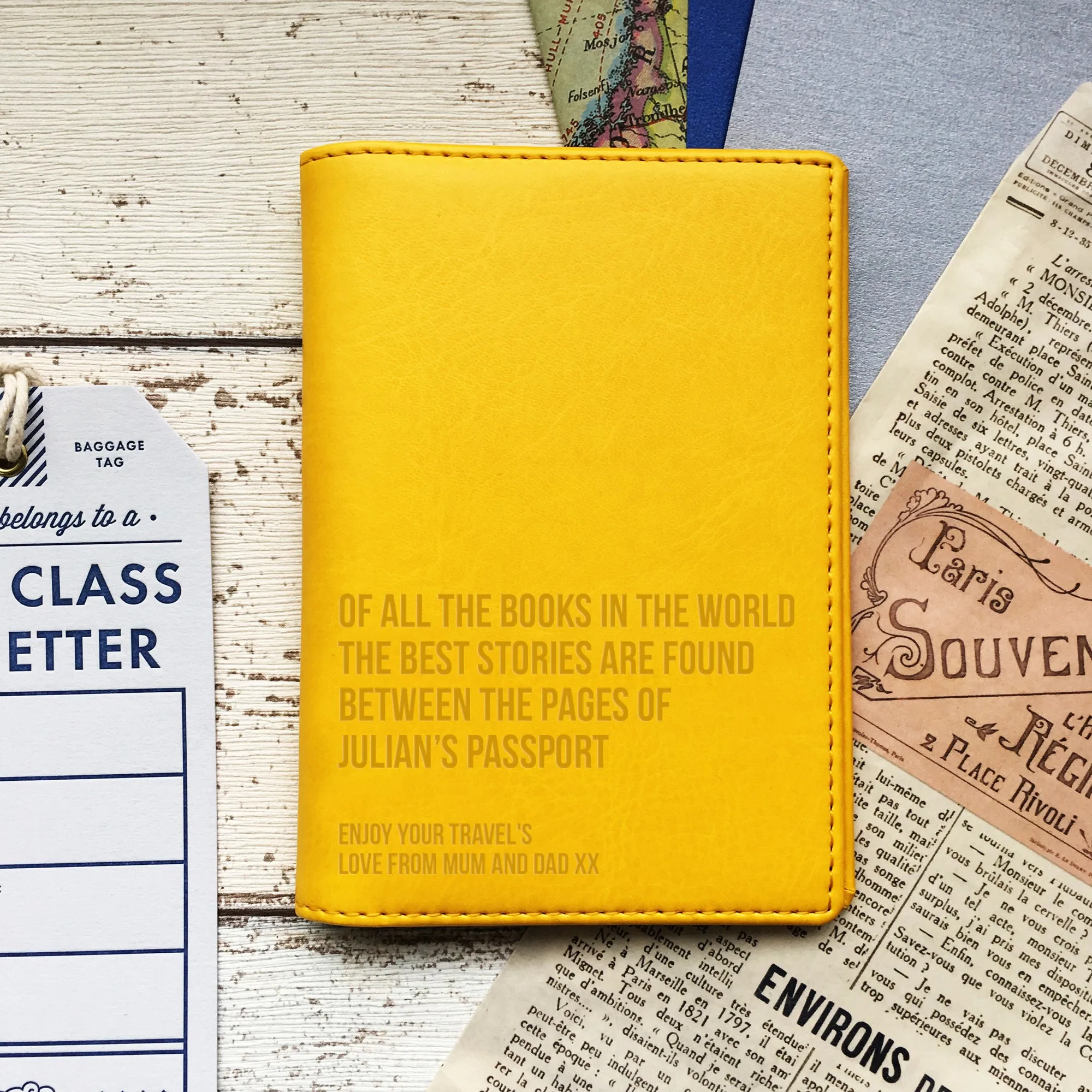 Best Stories Personalised Passport Holder
