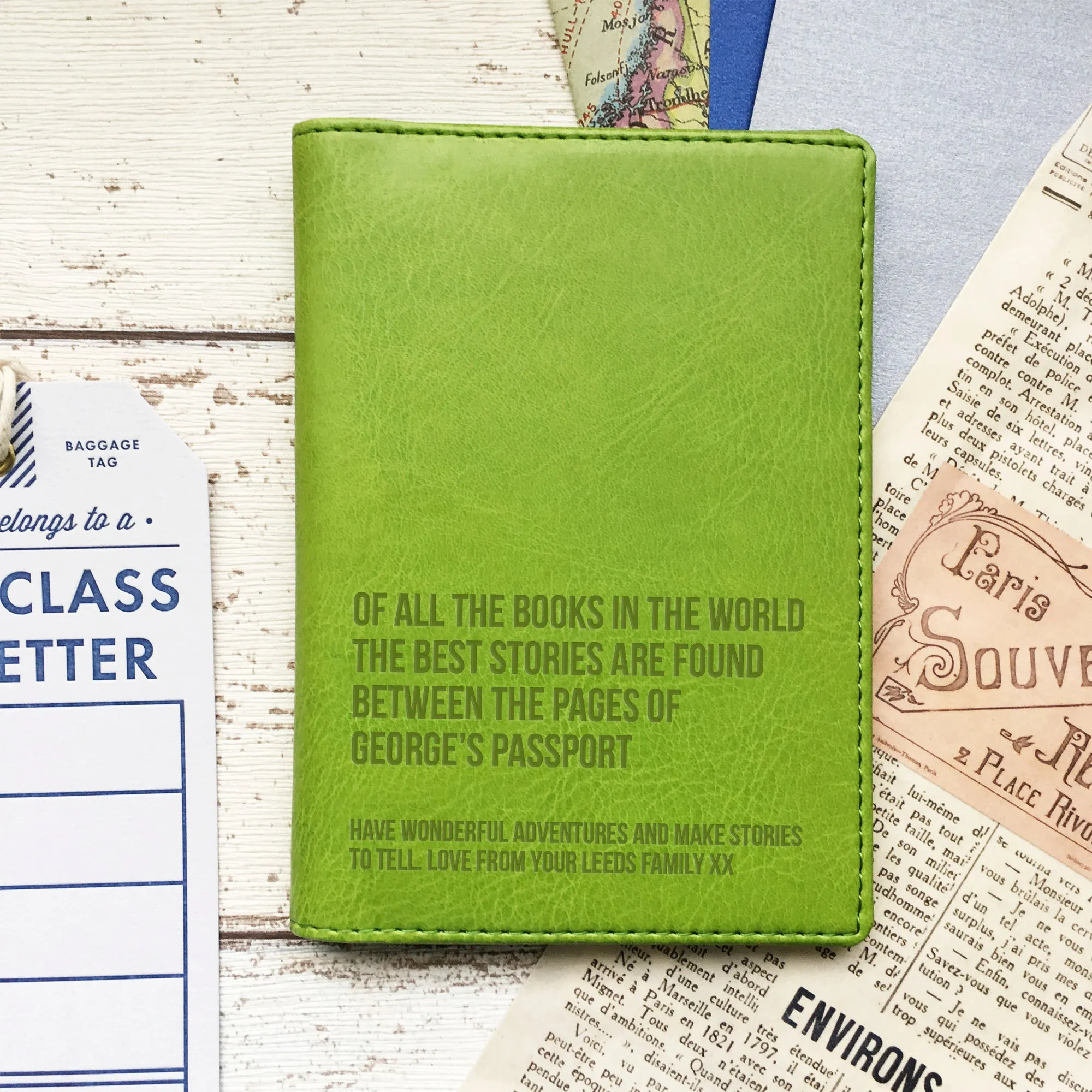 Best Stories Personalised Passport Holder