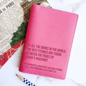 Best Stories Personalised Passport Holder