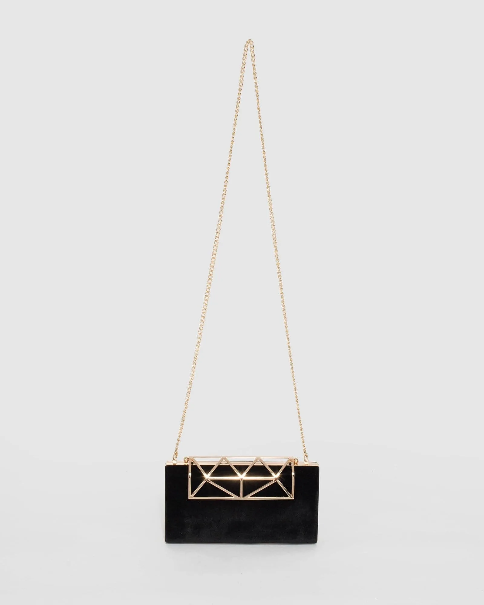 Black Gloria Evening Clutch Bag