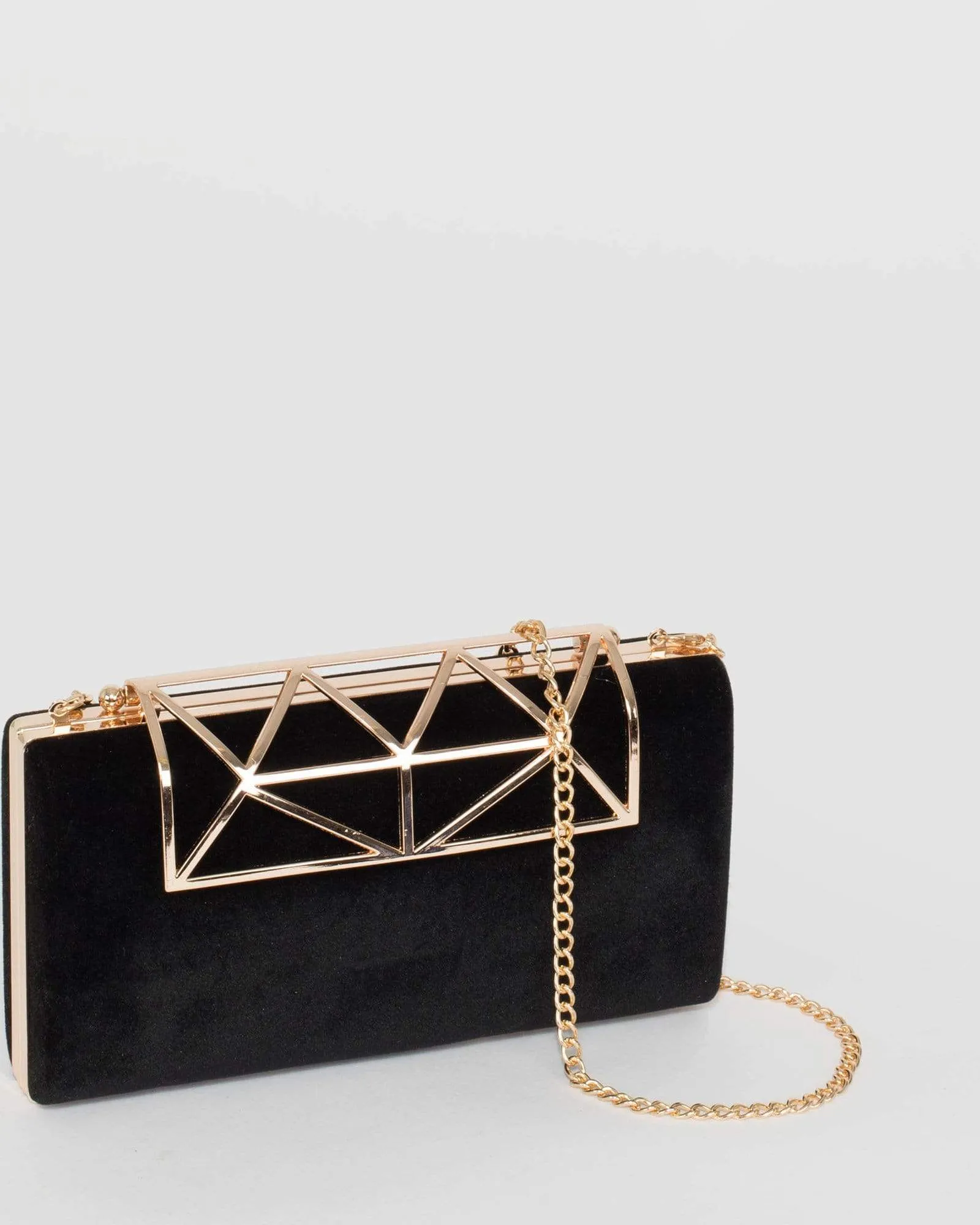 Black Gloria Evening Clutch Bag