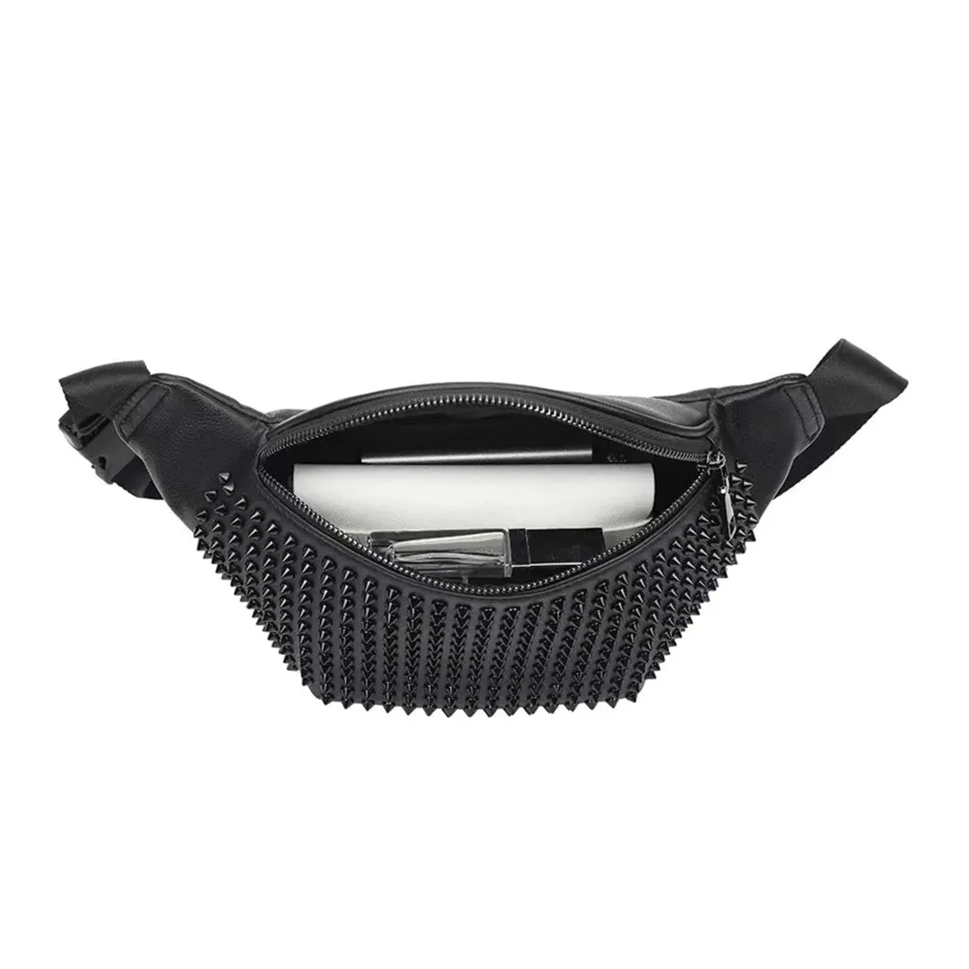 Black Thorn Waist Bag