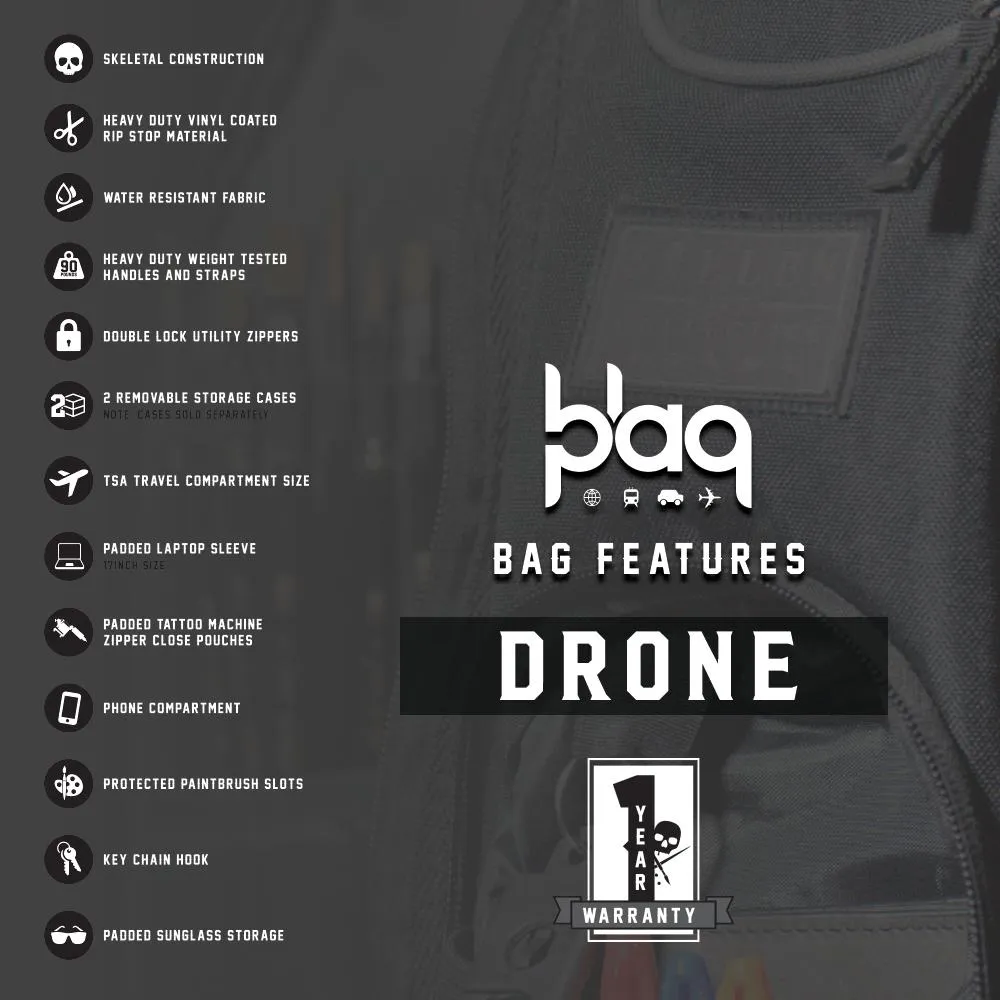 BLAQ PAQ Drone Tattooist Backpack