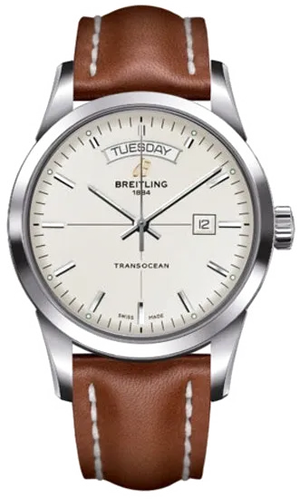BRT Watch Transocean Day Date Leather Tang Type