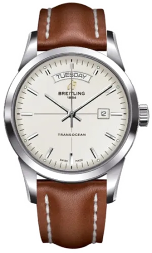 BRT Watch Transocean Day Date Leather Tang Type