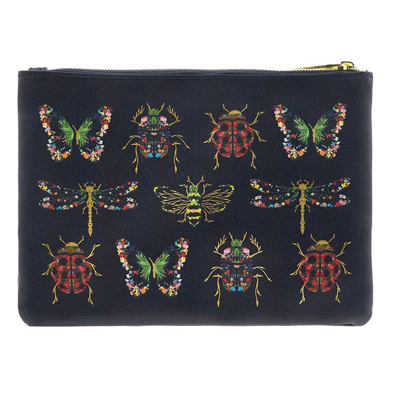 Butterfly and Bugs Glam Bag
