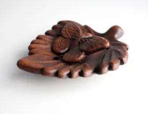 Butterfly Clay Incense Burner