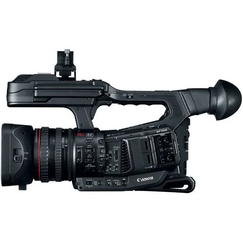 Canon XF705 4K 1&quot; Sensor XF-HEVC H.265 Pro Camcorder w/ stabilizer bundle