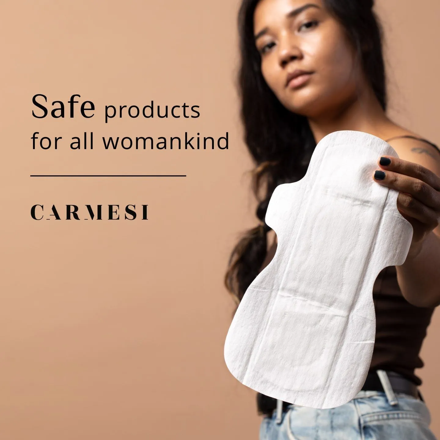 Carmesi Eco-Conscious - Sanitary Pads for Rash-Free   Eco-Friendly Periods (30 Large)
