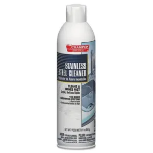 Champion Sprayon 5197 Oil-Based Stainless Steel Cleaner, 16 oz Aerosol (Case of 12)