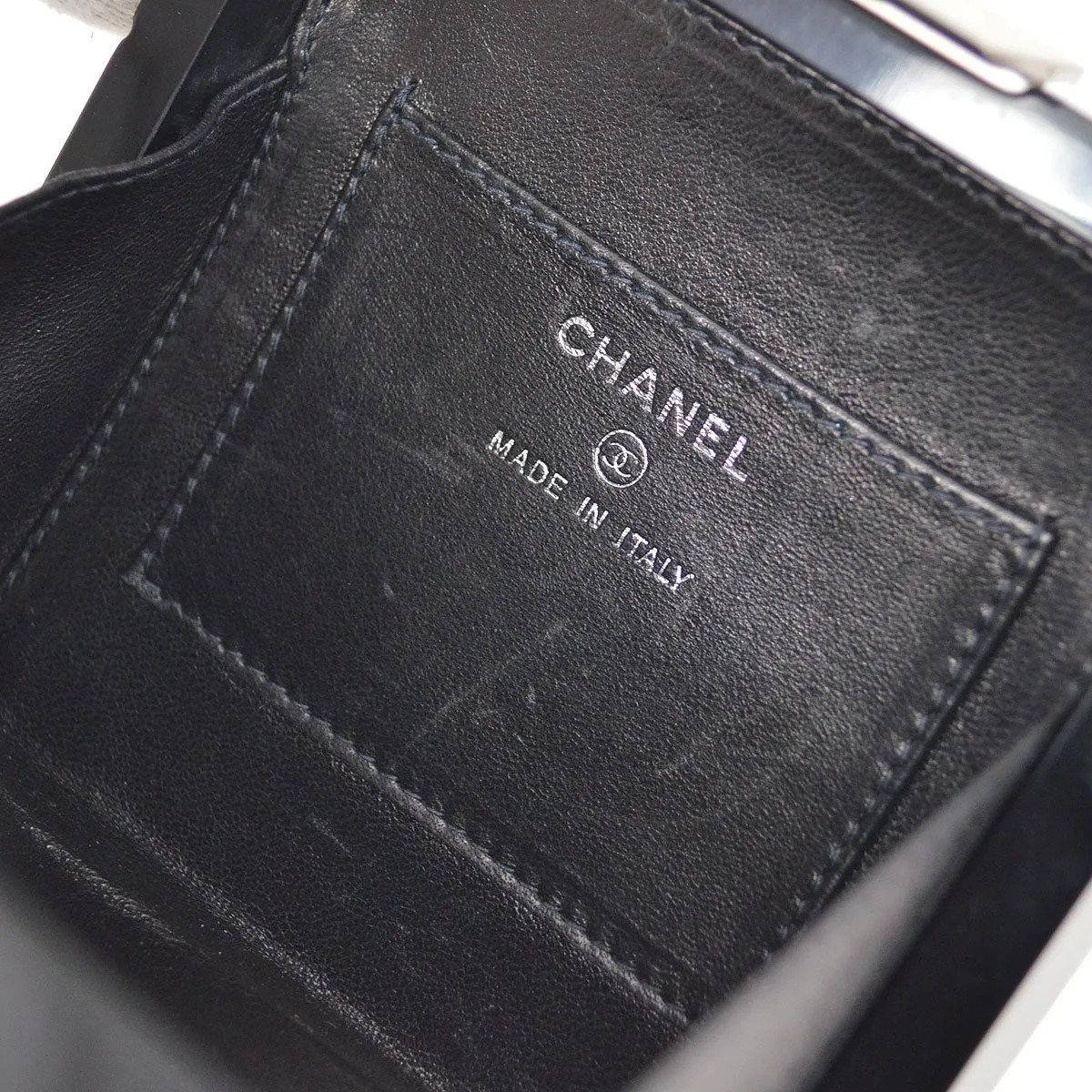 CHANEL 2001-2003 Choco Bar Evening Bag NR13999j