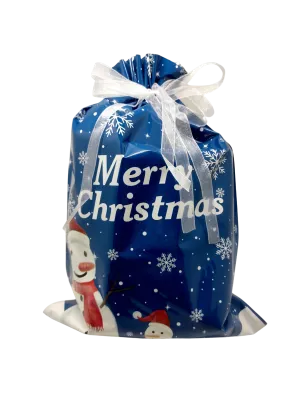 Christmas Theme Drawstring Gift Bag (Medium）