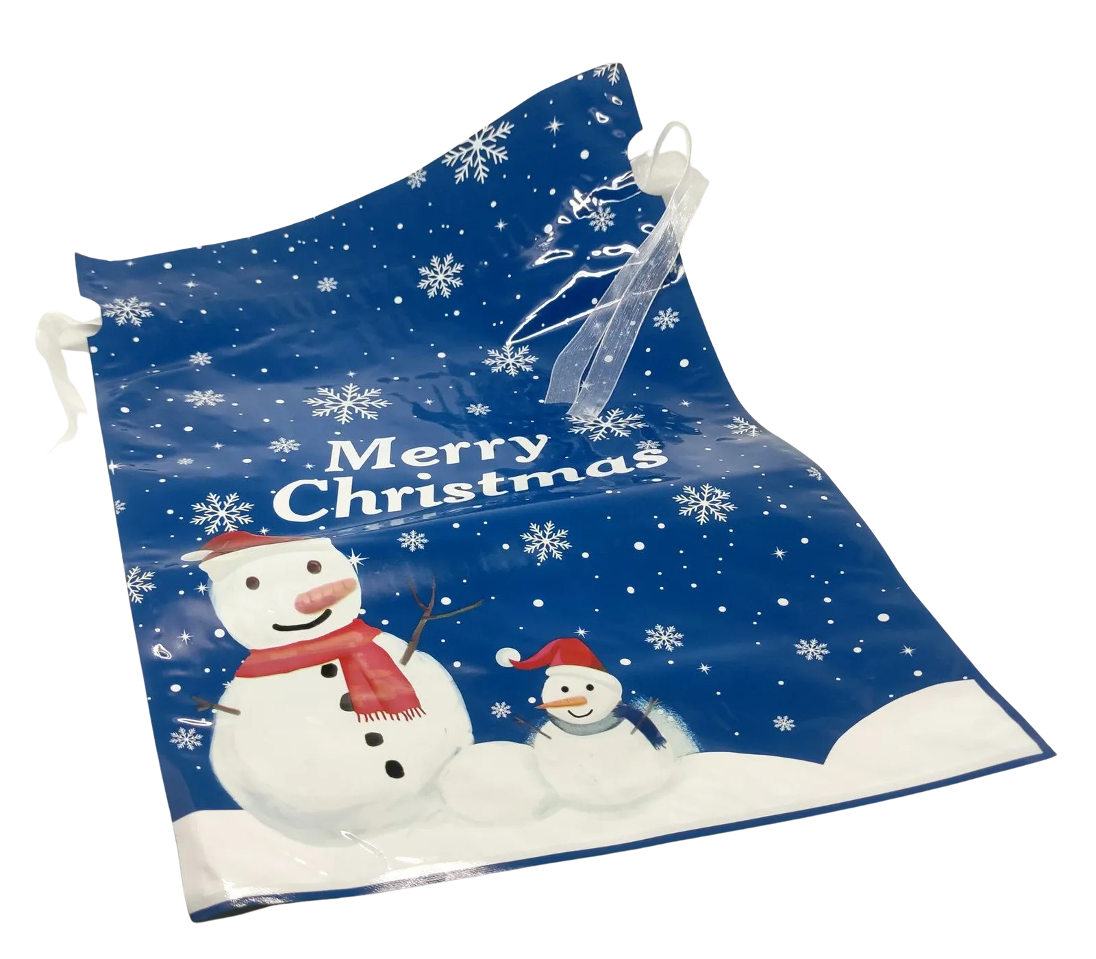 Christmas Theme Drawstring Gift Bag (Medium）