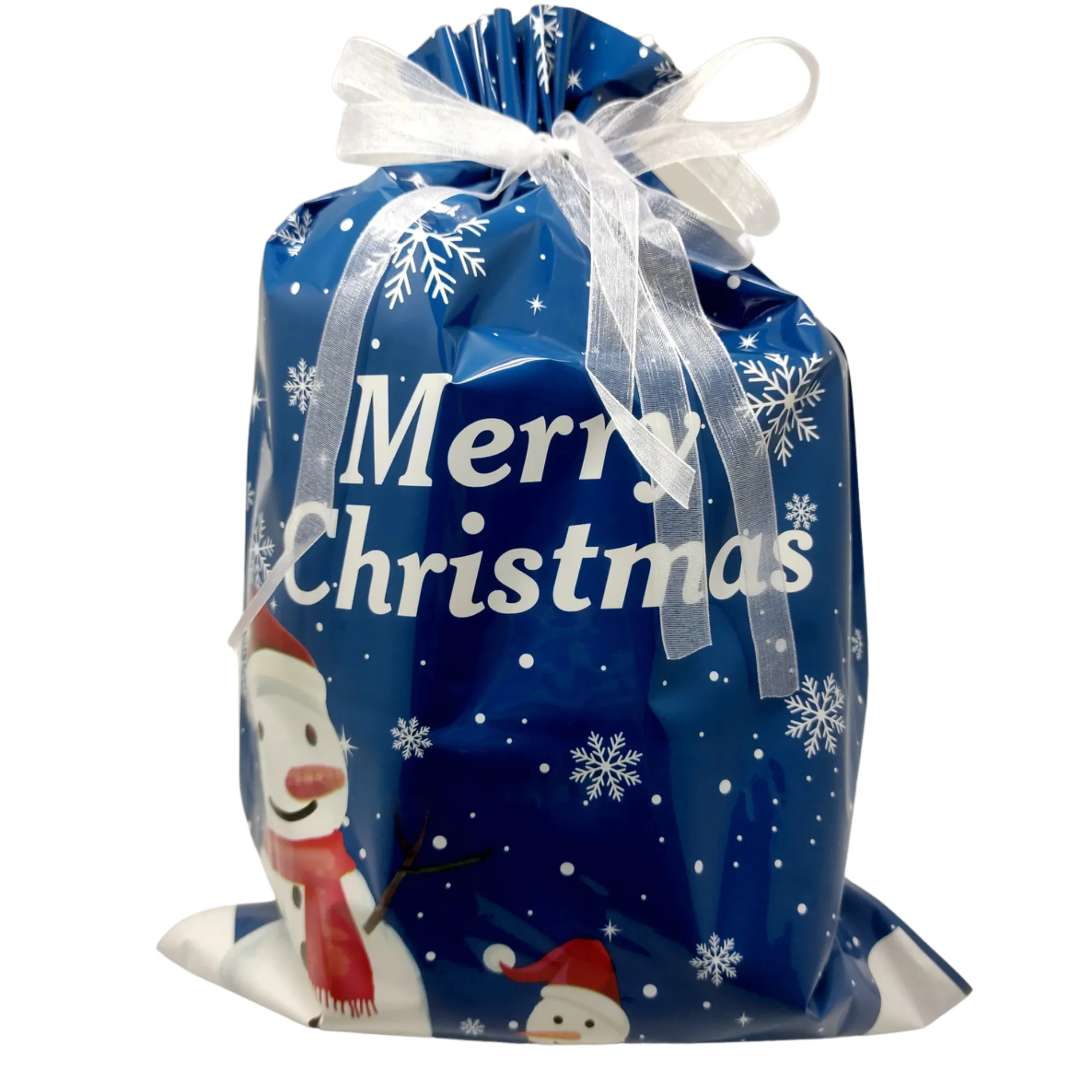 Christmas Theme Drawstring Gift Bag (Medium）