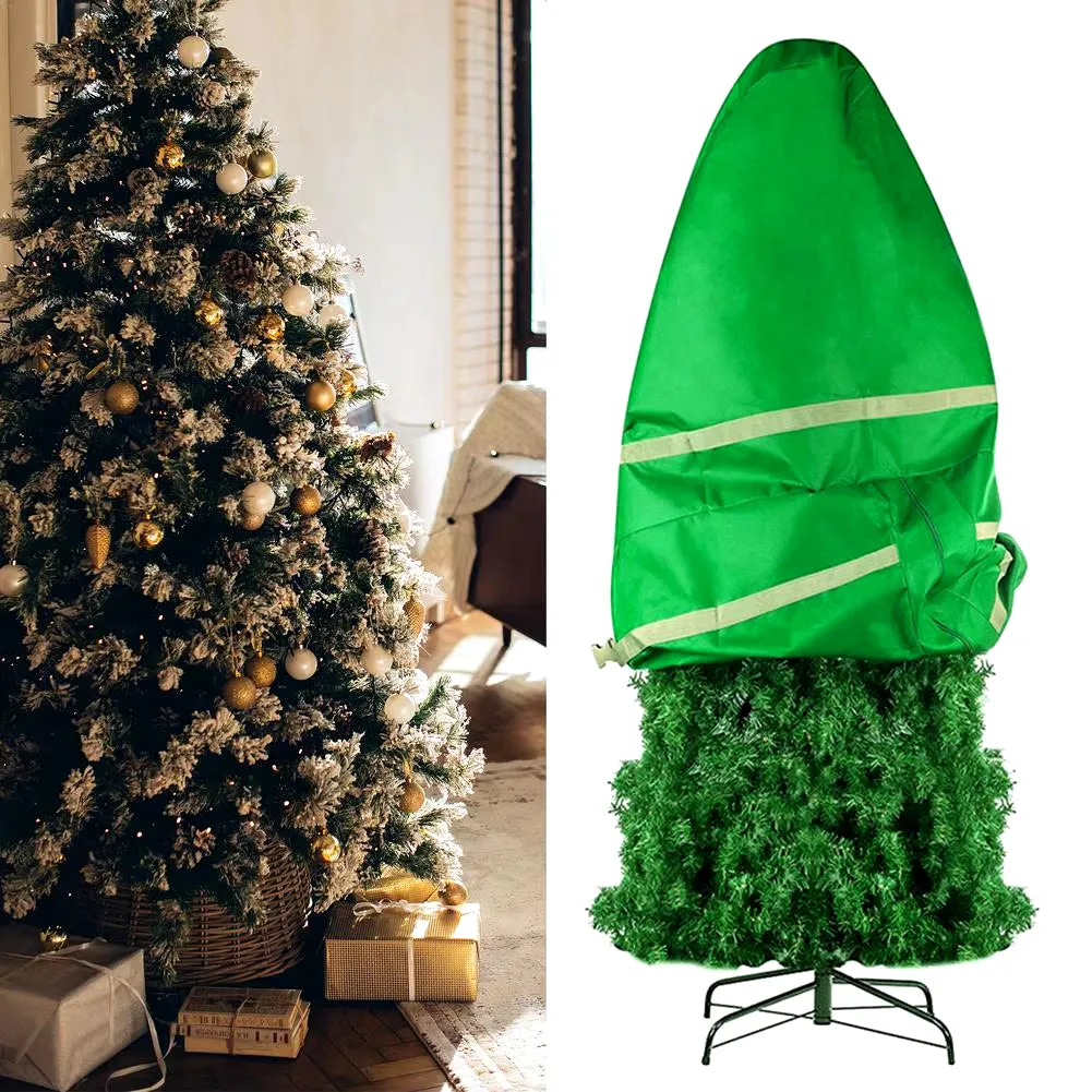 Christmas Tree Storage Bag Dustproof Cover Protect Waterproof Outdoor Furniture Cushion Storage Bags Organize Tools